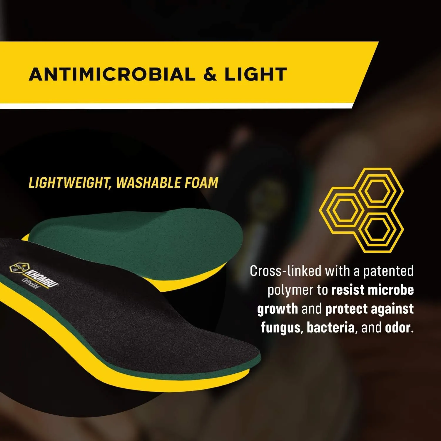 Khombu Men's Orthotic Insole