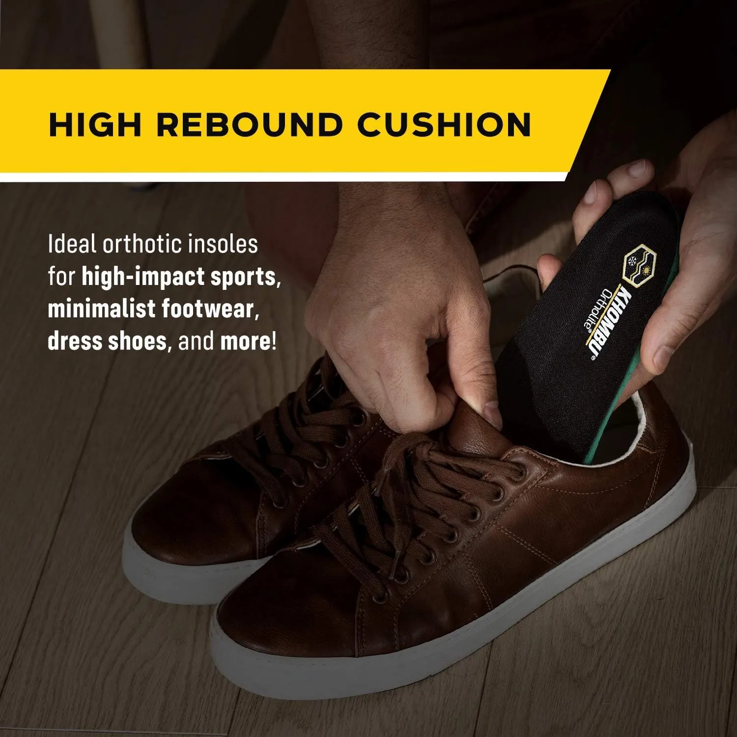 Khombu Men's Orthotic Insole