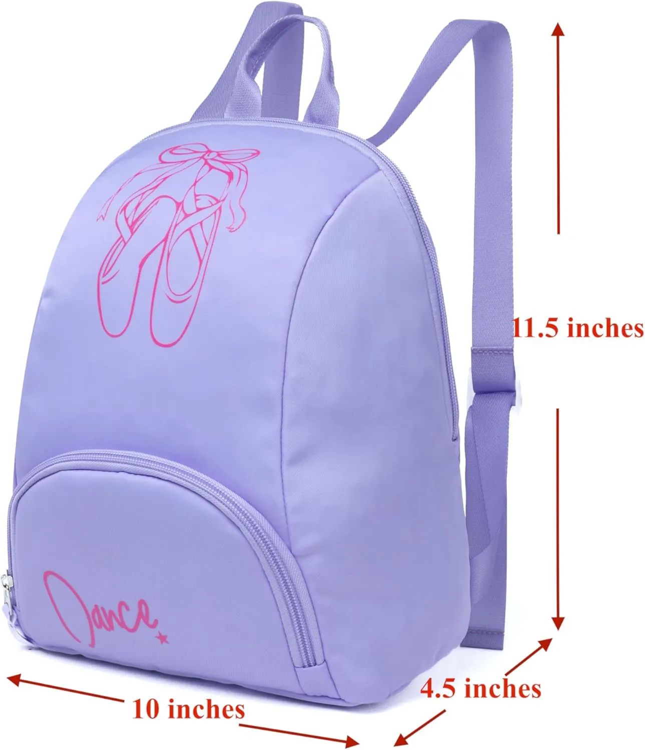 Kids Backpack, Mini Dance Ballet Bag for Girls,ages 3-8 (Lavender)