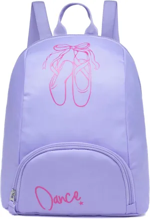Kids Backpack, Mini Dance Ballet Bag for Girls,ages 3-8 (Lavender)