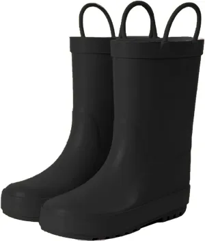 Kids Rain Boots - Toddler Waterproof Rubber Kids Rain Boots for Girls and Boys with Fun Patterns and Easy-On Handles
