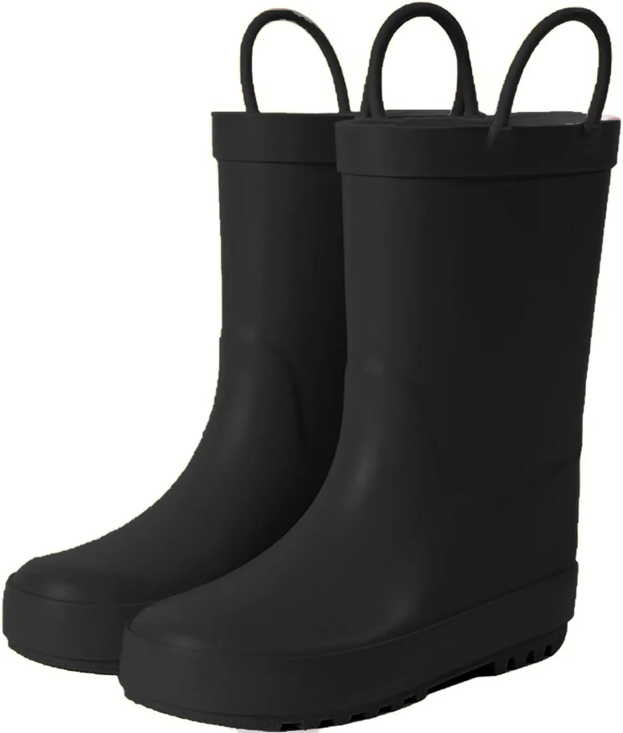Kids Rain Boots - Toddler Waterproof Rubber Kids Rain Boots for Girls and Boys with Fun Patterns and Easy-On Handles