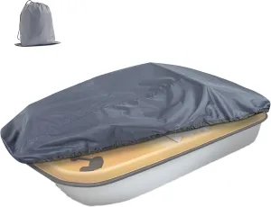 King Mills Waterproof, Windproof, Durable, Heavy-duty Paddle Boat Cover, Ideally Used for Peddle, Pelican, Sun Dolphin Boat, Pedal Boats for Lake, and Paddle Covers for Outdoor Storage