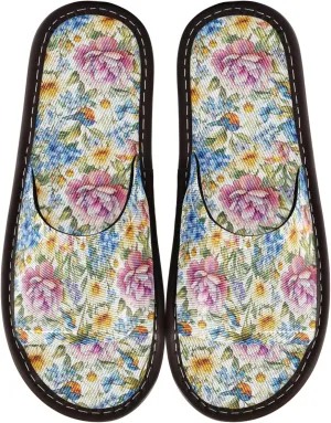 KLL Shower House Slippers Indoor Outdoor Portable Soft Slip on Home Shoes for Guest, Hotel, Travel, Airplane