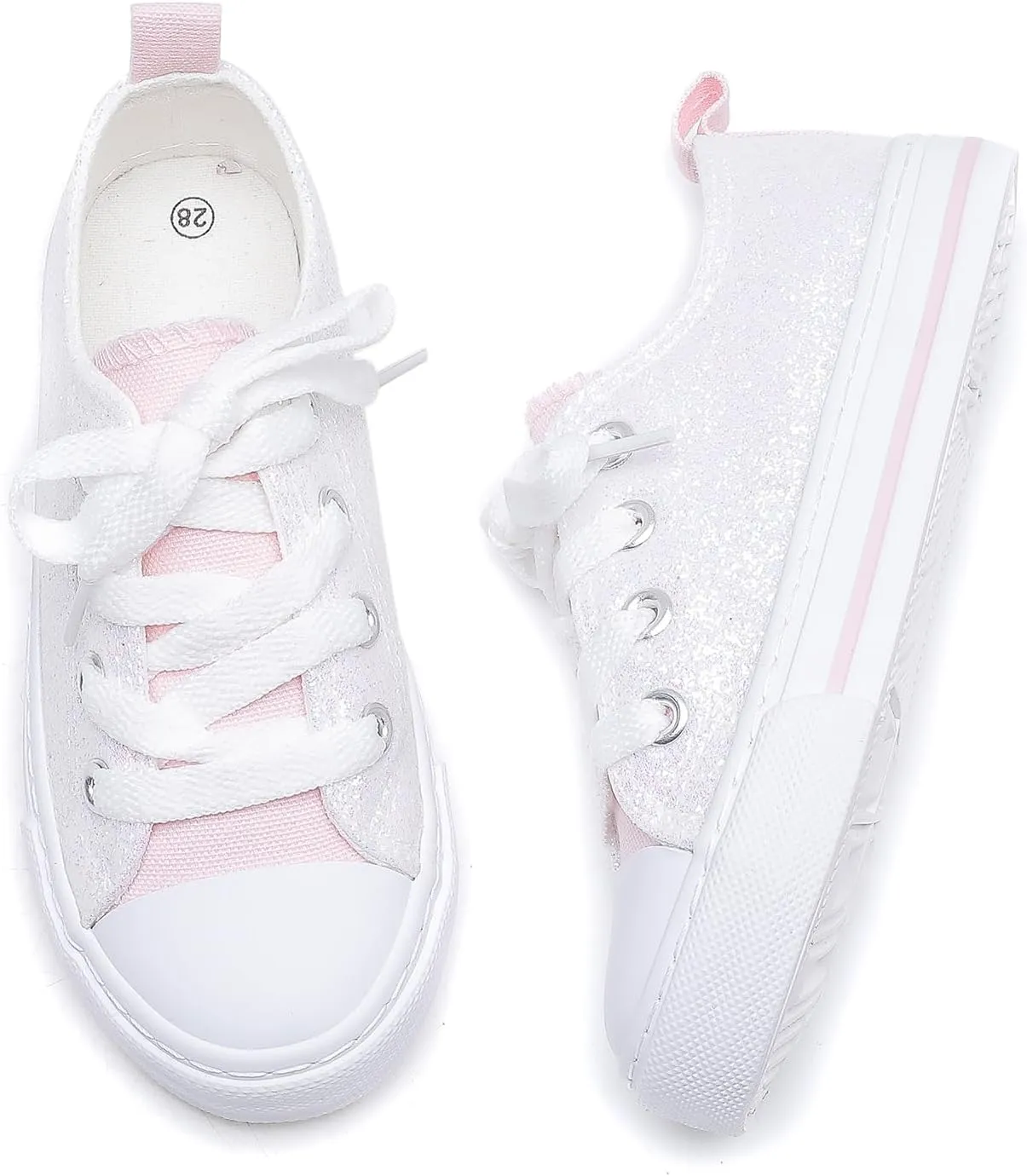 Komfyea Boys and Girls Soft Sole Toddler Little Kids Sneaker Shoes