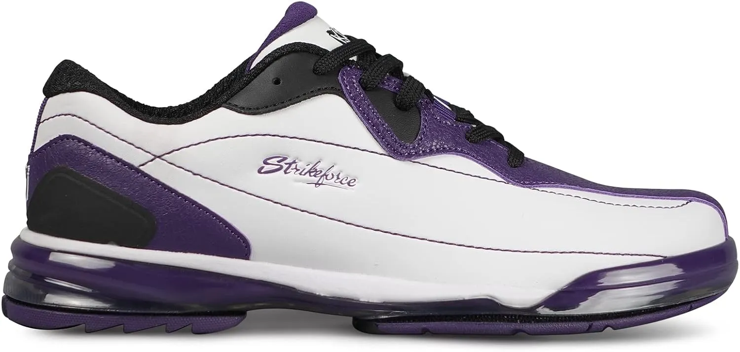 KR Strikeforce Dream White/Purple Right Hand Performance Women's Bowling Shoe
