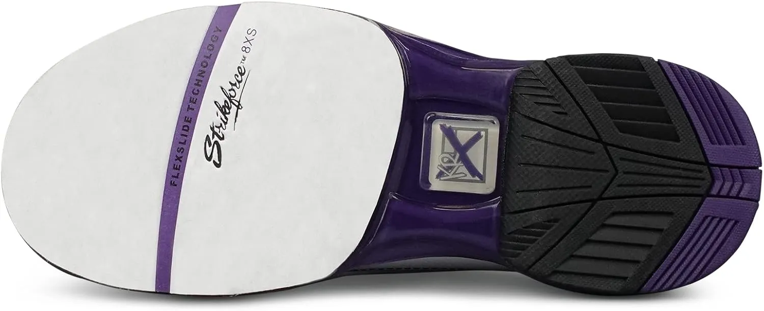 KR Strikeforce Dream White/Purple Right Hand Performance Women's Bowling Shoe