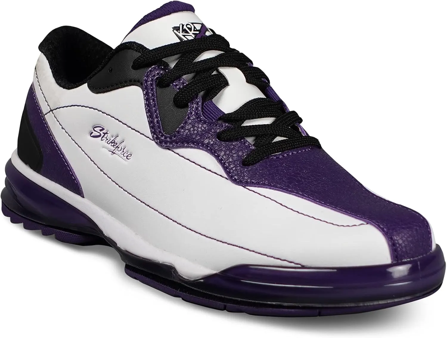 KR Strikeforce Dream White/Purple Right Hand Performance Women's Bowling Shoe
