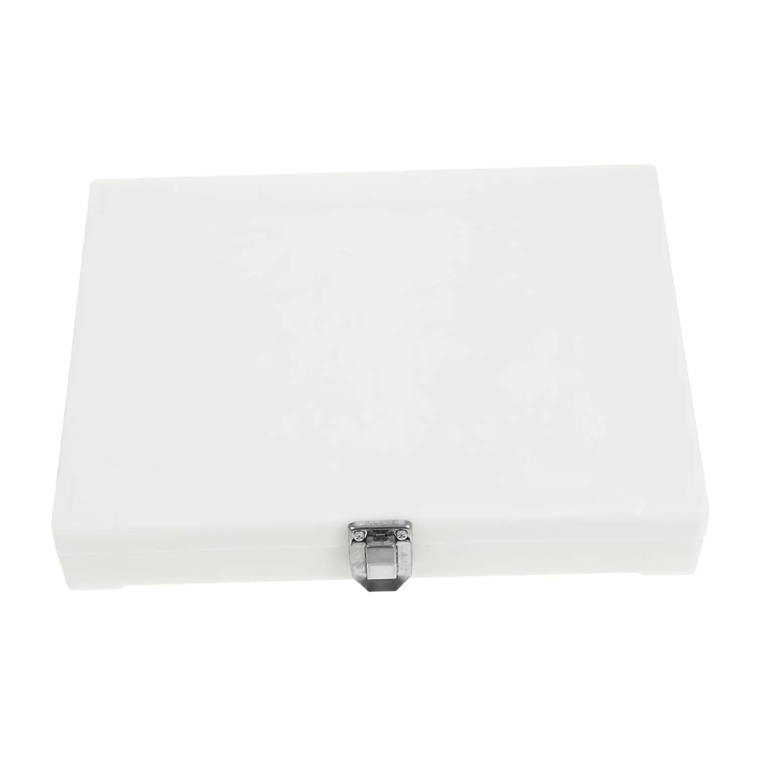 Lab Slide Storage Box 100-slot Microscope Slide Organizer Reusable Stainless Steel Lock Compact Design