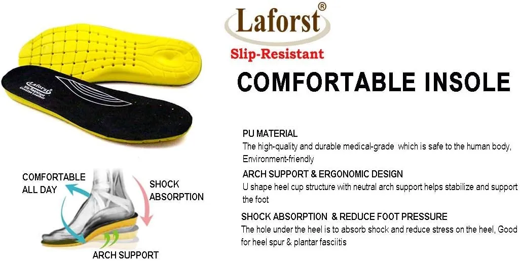 Laforst Jodie 7005 Leather Nonslip Waitress Slip On Clog Water Resistant