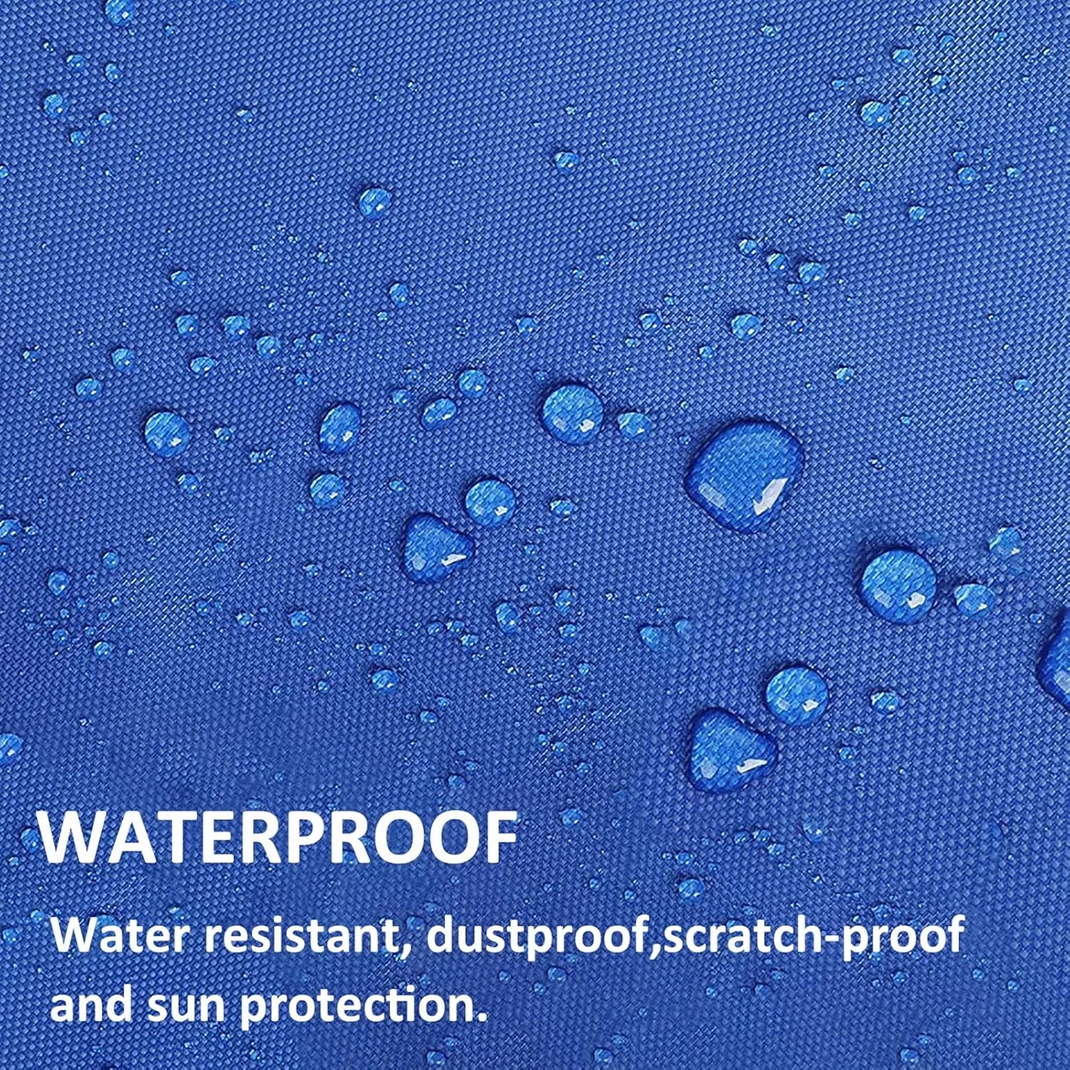 LDIW Waterproof Boat Cover 420D Trailerable Boat Cover UV Protection Dust-Proof Cover Fit for V-Hull, Tri-Hull, Bass, Fishing Boat, Runabout, Fish & Ski Boat,Blue,11~13FT: 420x270cm