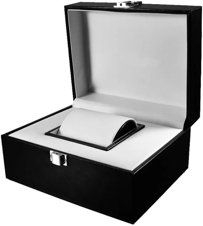 Leather Watch Storage Box Hand Skin Box Pu Imitation Leather Watch Jewelry Packaging Box (D 19 * 15 * 10cm)