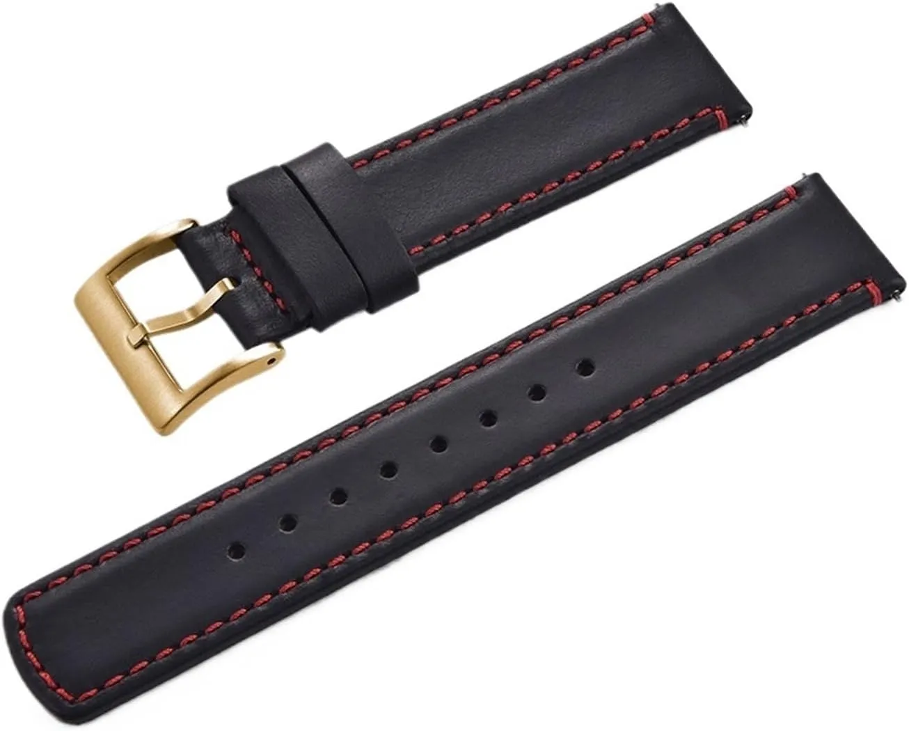 Leather Watch Strap 20mm 22mm Quick Release Watch Band Retro Style Design Men Women Bracelet Wristband