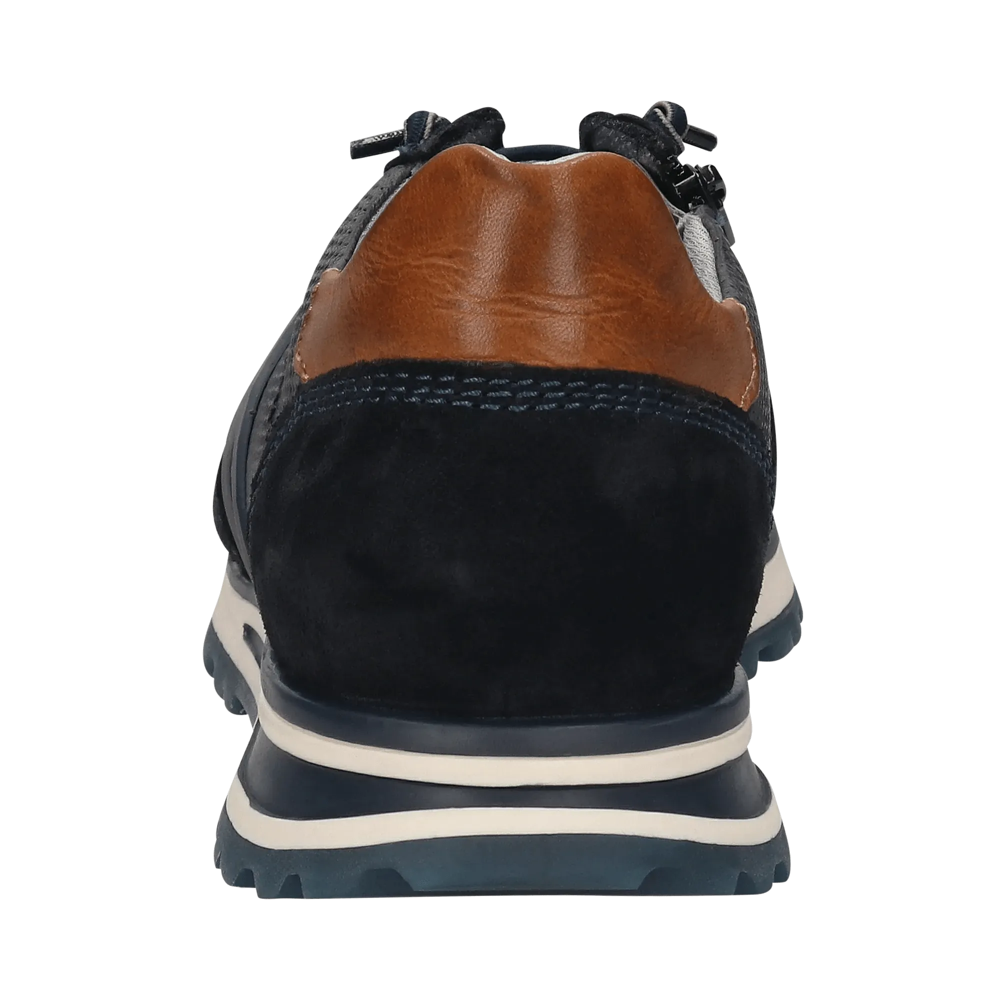 Leder Sneaker blau