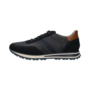 Leder Sneaker blau