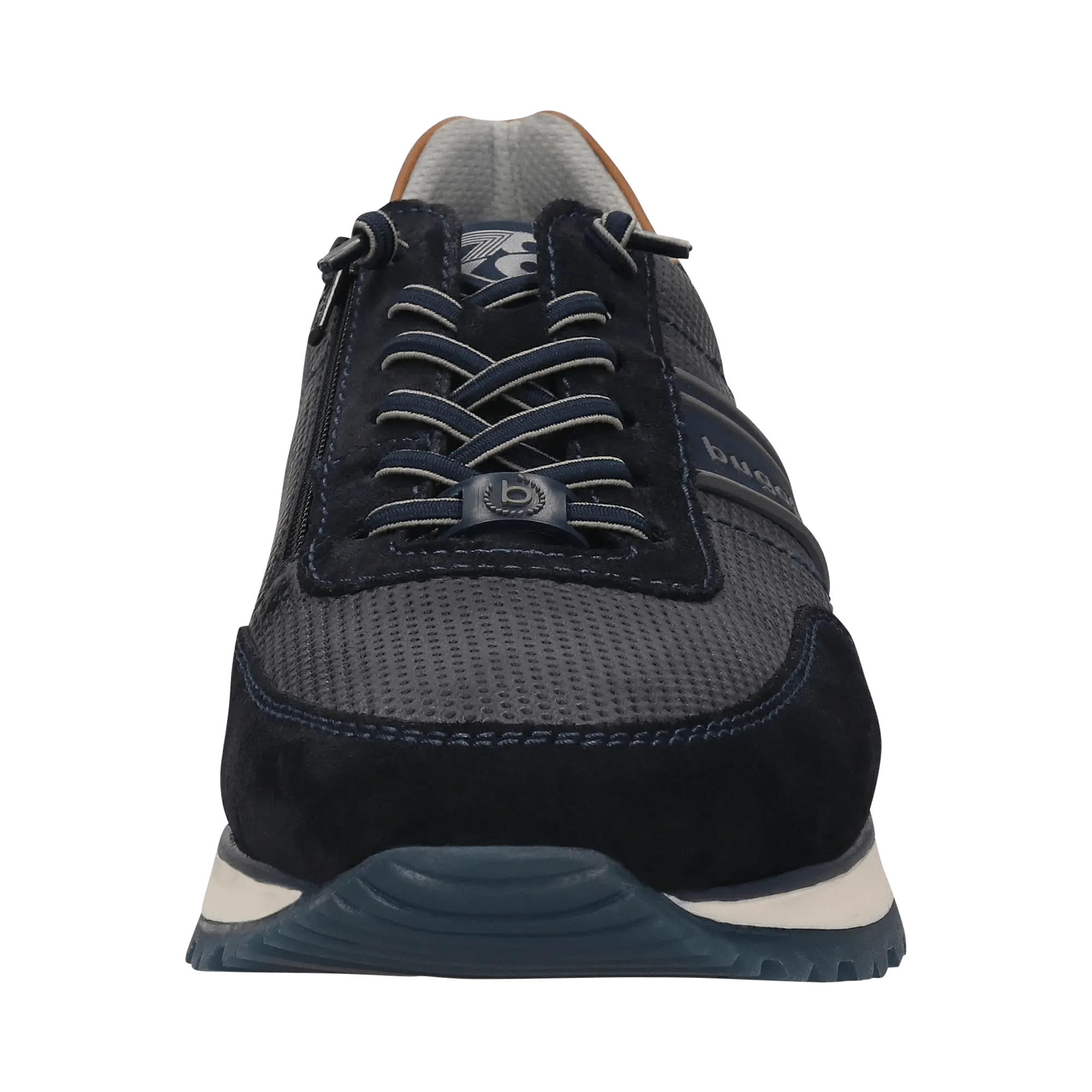 Leder Sneaker blau