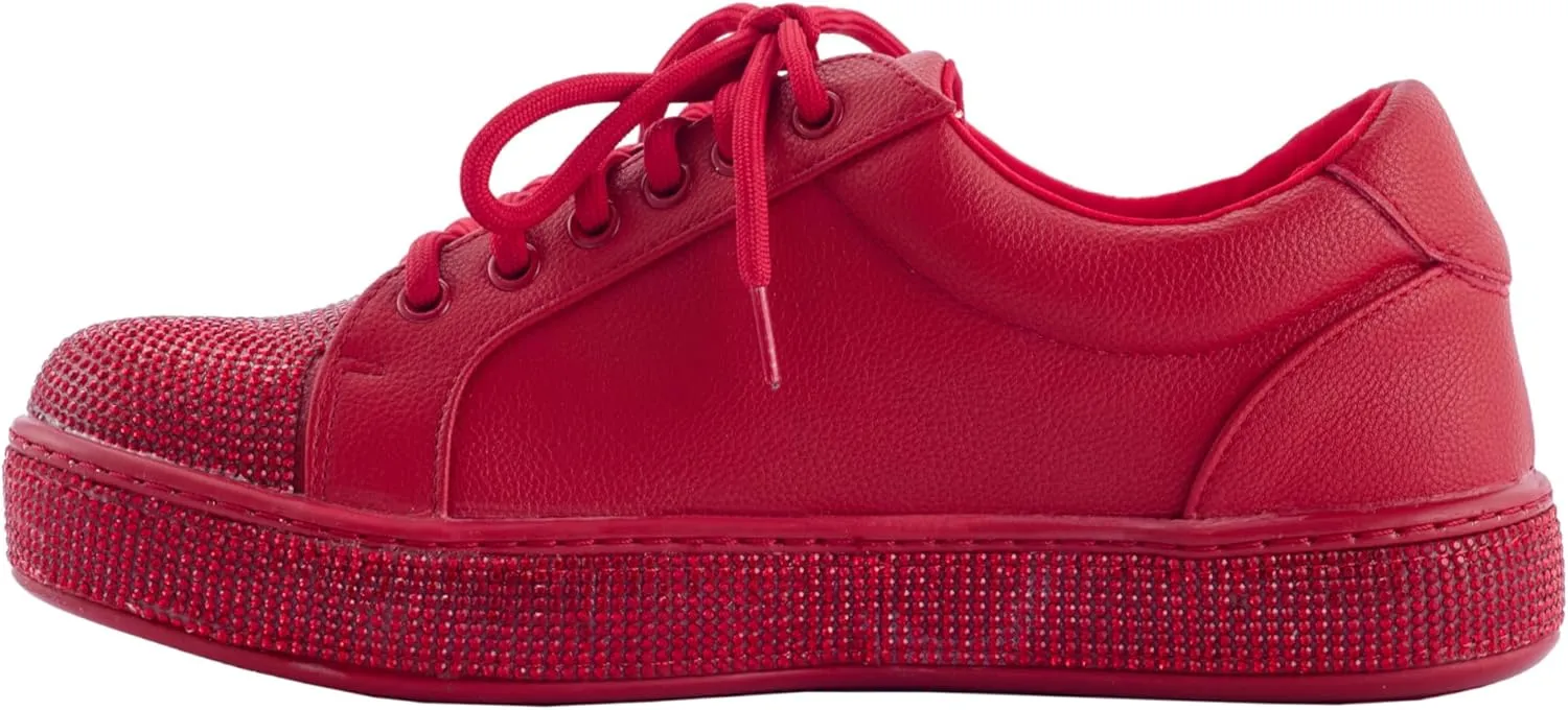 Legend Fashion Athletic Sneaker On A Glitzy Platform