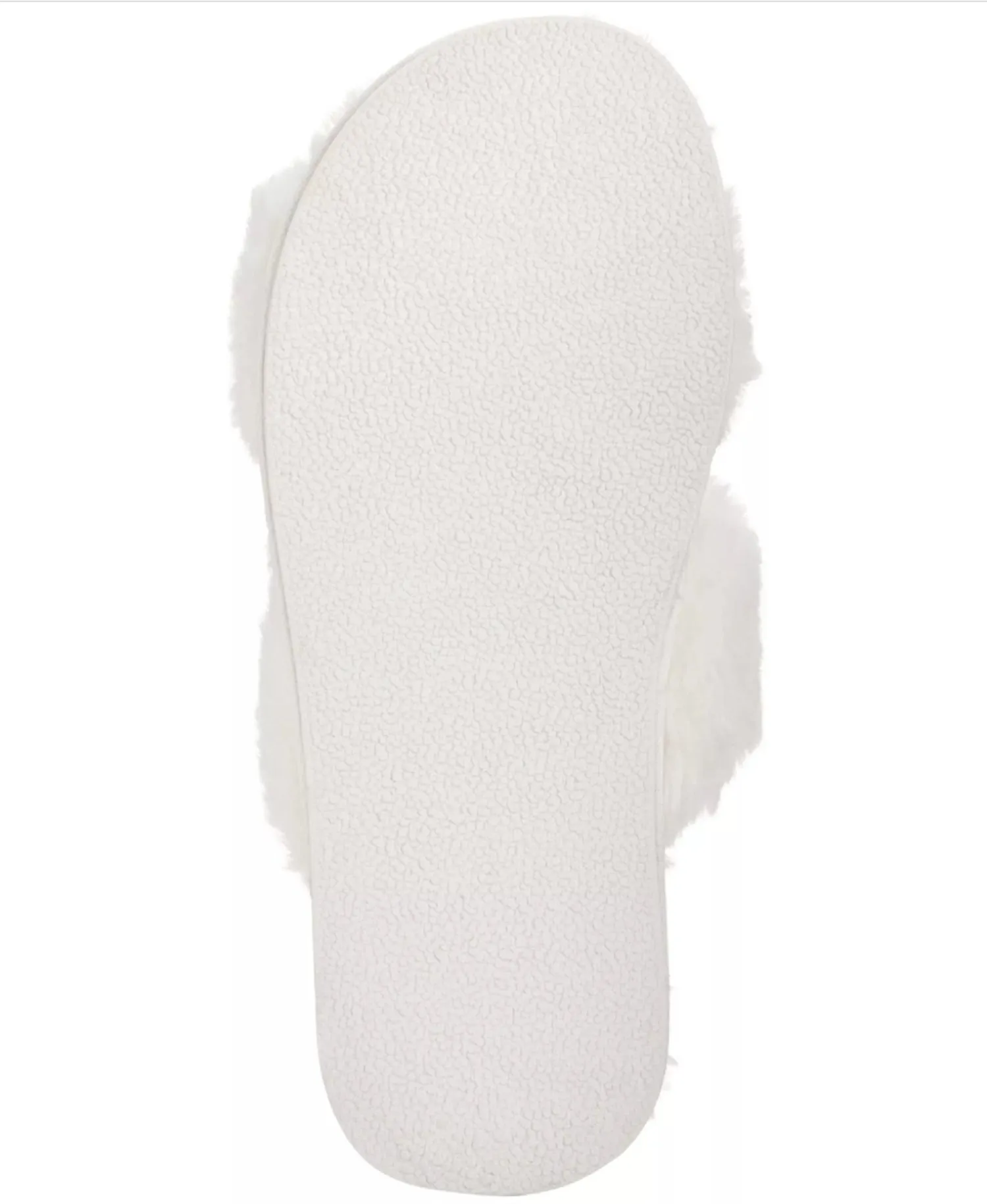Lemon Women's Two-Strap Soft Memory Foam Slippers, White, SM (5/6)