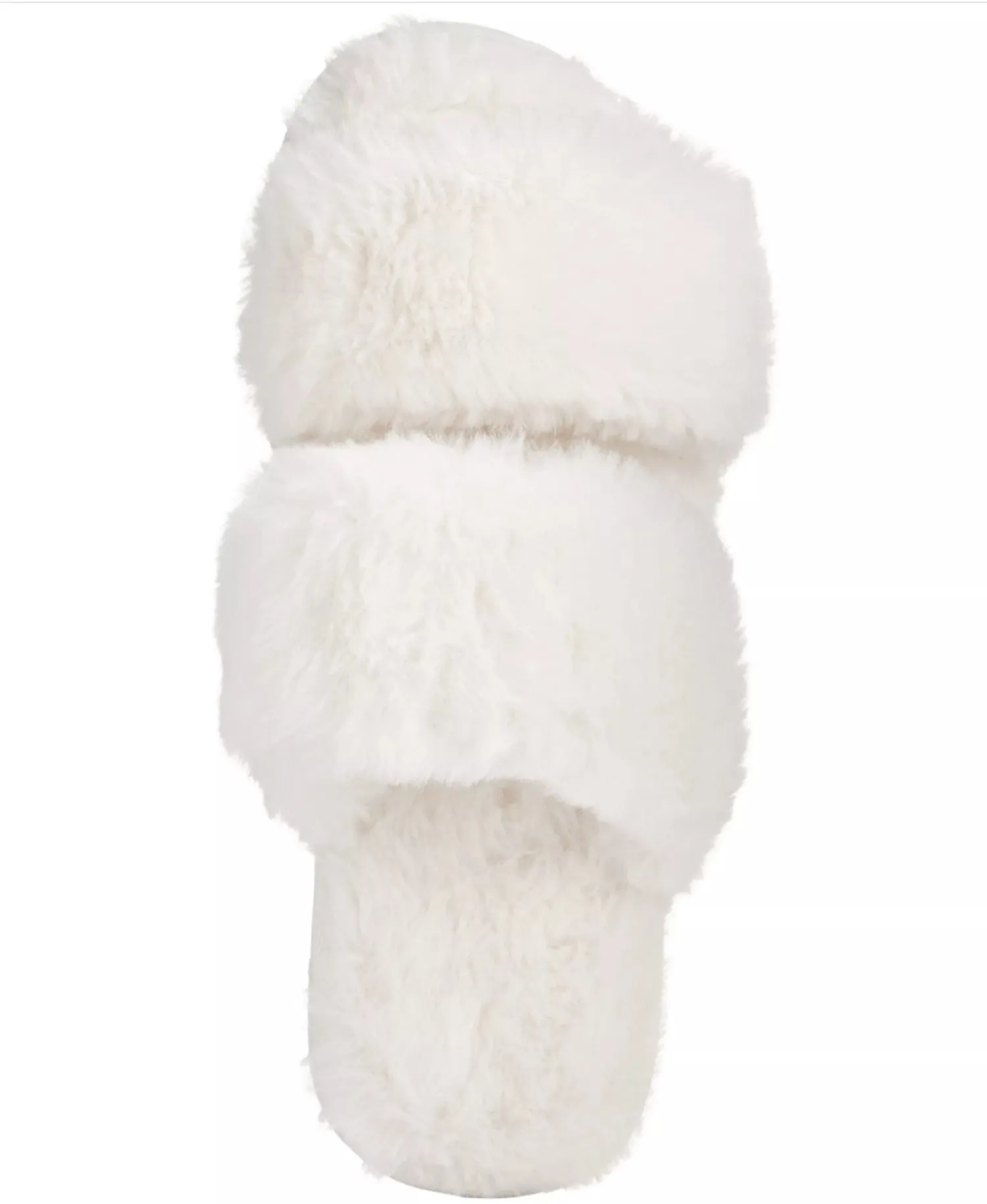 Lemon Women's Two-Strap Soft Memory Foam Slippers, White, SM (5/6)