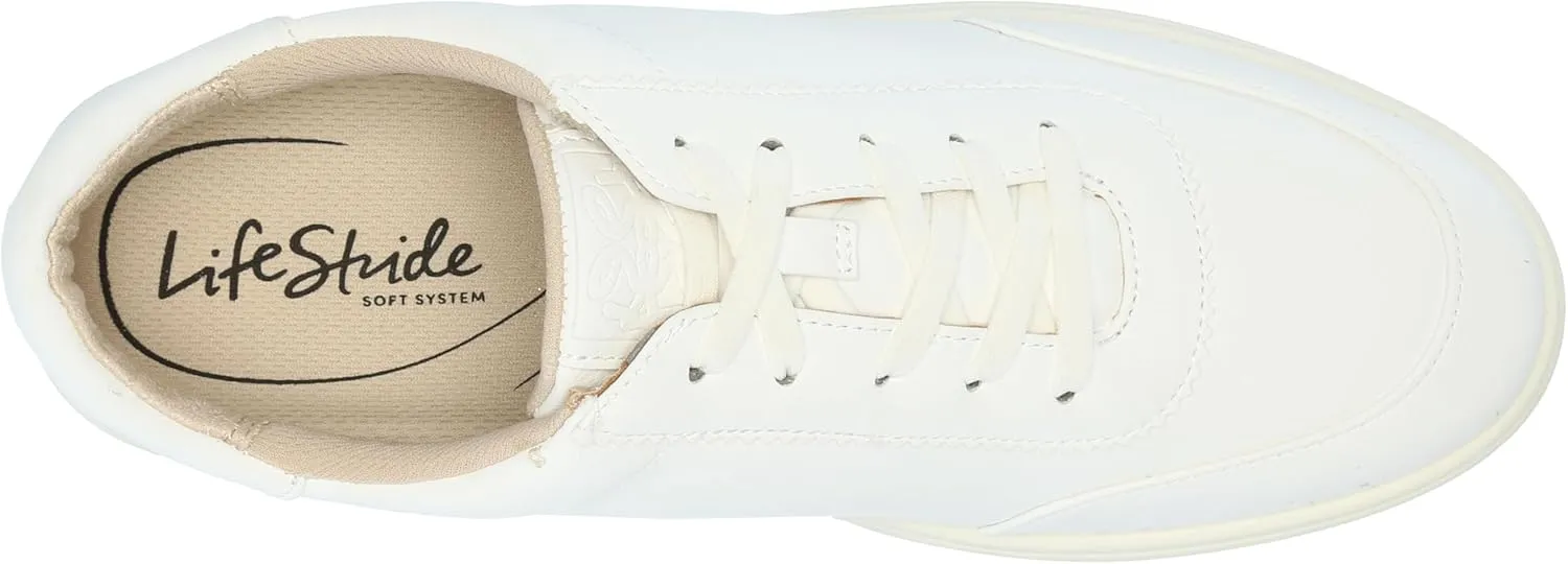 LifeStride Women's Happy Hour Machine Washable Lace Up Sneakers