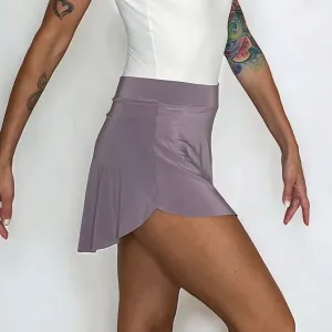 Light Purple Ballet Pull On Skirt -  Lavender Mist Demi Skirt