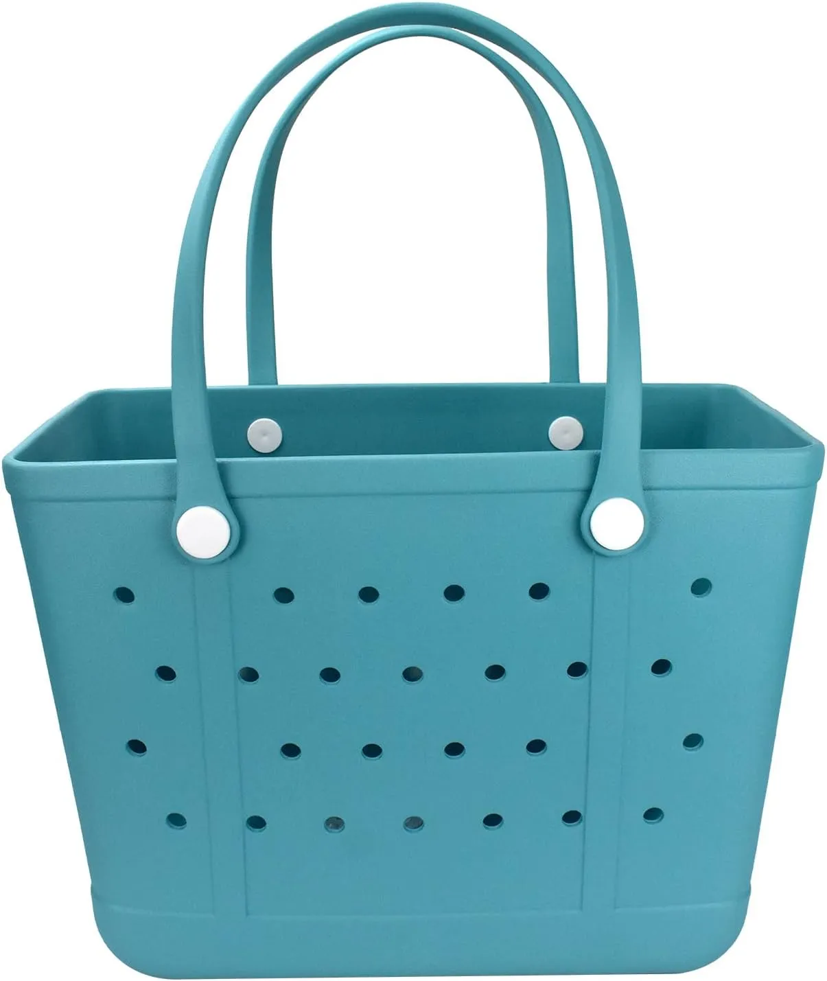 Lightweight Rubber Beach Bag X Large Tote Bag for Waterproof, Durable Open Handbag for Boat Pool Sports Gym