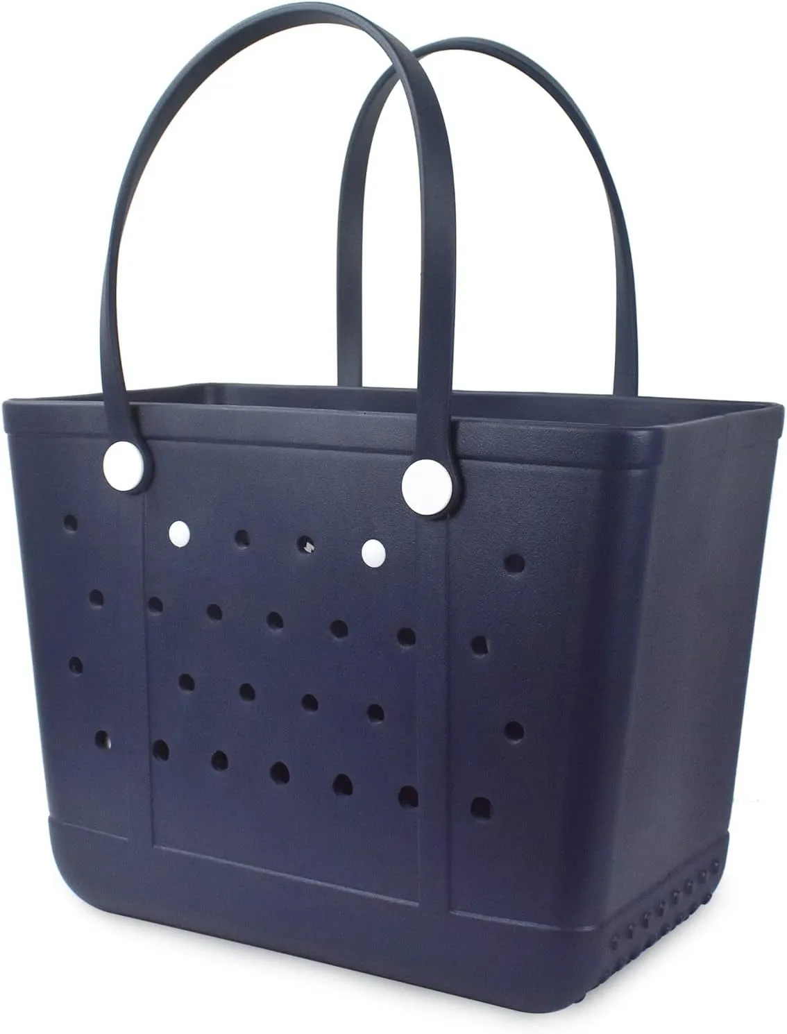 Lightweight Rubber Beach Bag X Large Tote Bag for Waterproof, Durable Open Handbag for Boat Pool Sports Gym