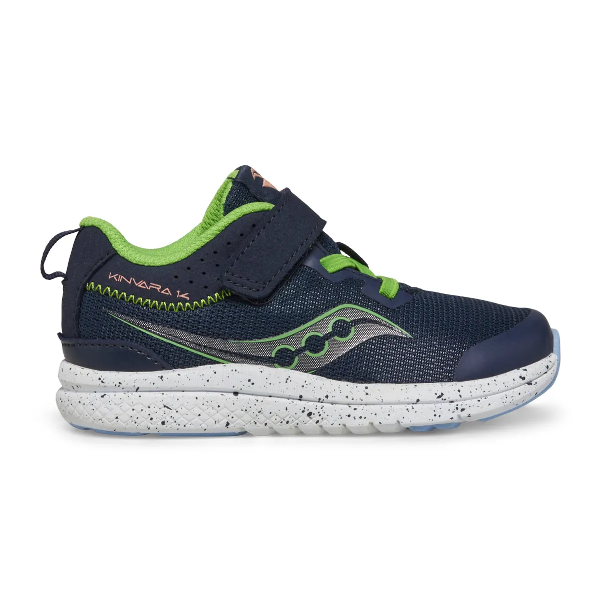 Little Kid's Kinvara 14 A/C Jr. (Navy/Green)