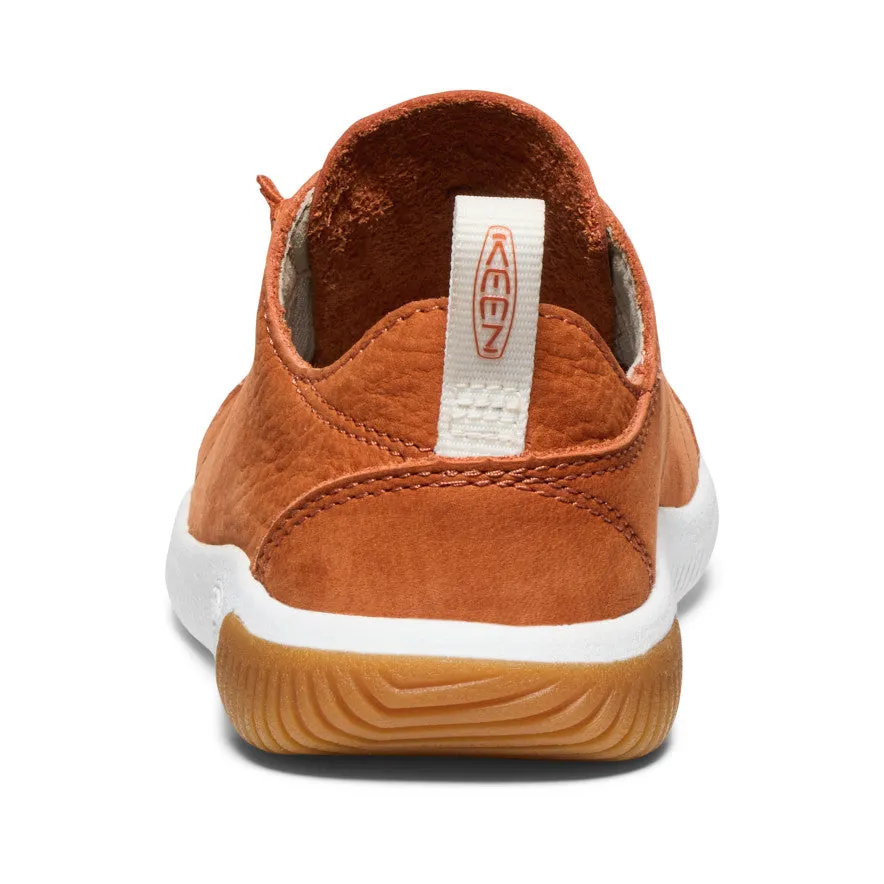 Little Kids' KNX Leather Sneaker - Gold Flame/Star White