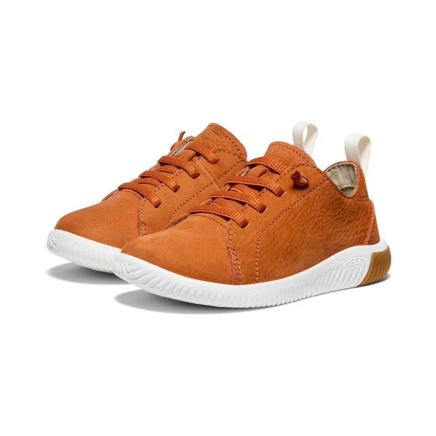 Little Kids' KNX Leather Sneaker - Gold Flame/Star White