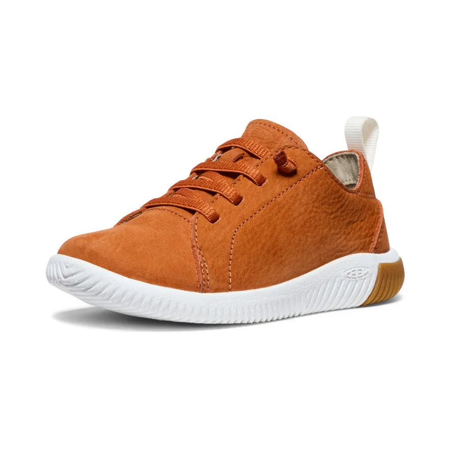 Little Kids' KNX Leather Sneaker - Gold Flame/Star White