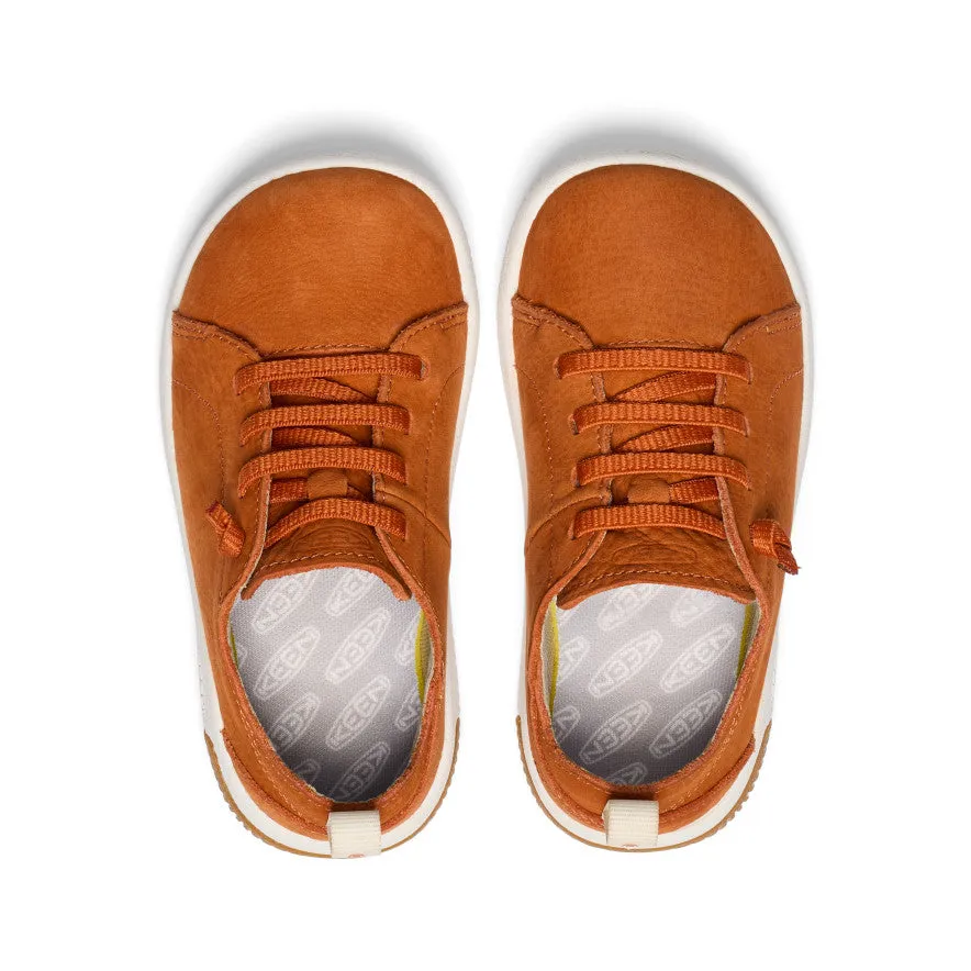 Little Kids' KNX Leather Sneaker - Gold Flame/Star White