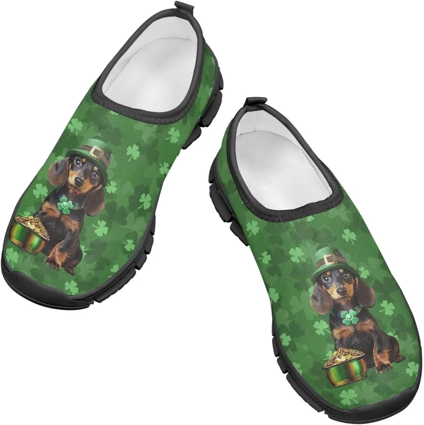 Little/Big Kids Athletic Shoes Girls Boys Slip On St Patrick's Day Shoes