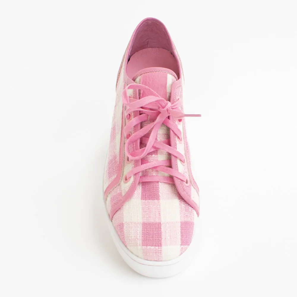 Lizzie Soft Pink Check