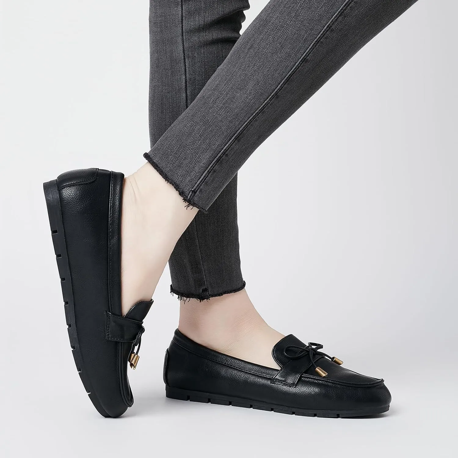 Loafers for Women Slip On Flats Shoes Non Slip Work Shoes Comfort Soft Business Casual Walking Womens Loafers