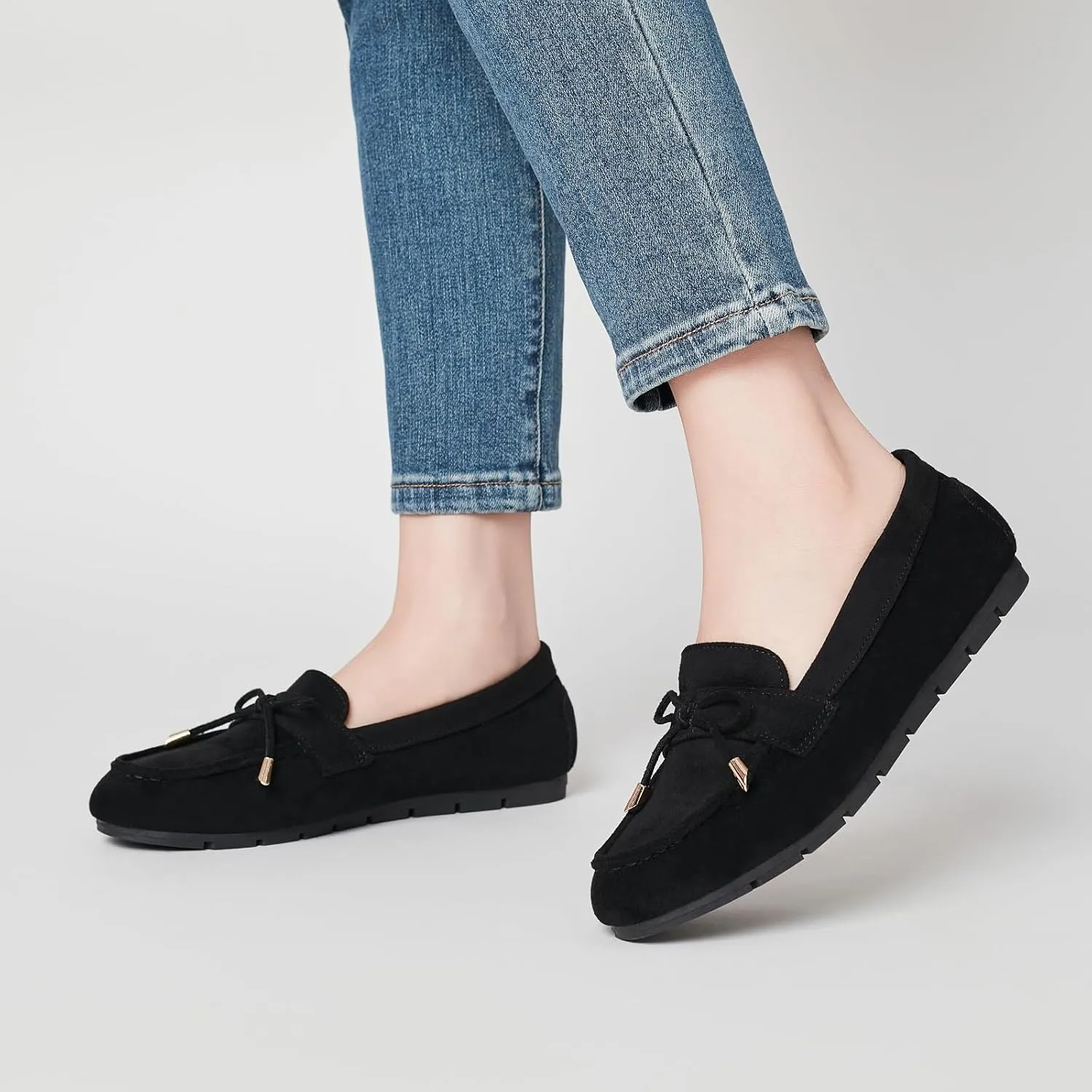 Loafers for Women Slip On Flats Shoes Non Slip Work Shoes Comfort Soft Business Casual Walking Womens Loafers