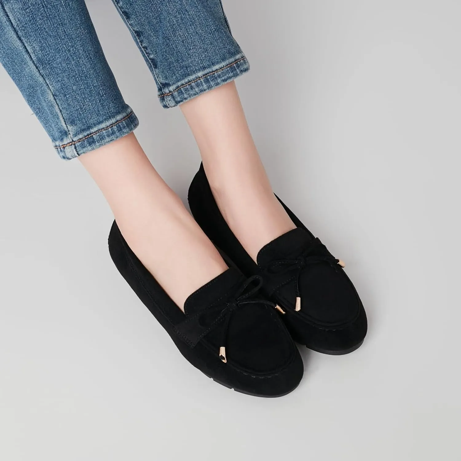 Loafers for Women Slip On Flats Shoes Non Slip Work Shoes Comfort Soft Business Casual Walking Womens Loafers