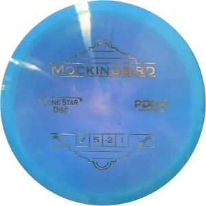 Lone Star Disc Glow Mockingbird | Understable Disc Golf Fairway Driver | Glows in The Dark | Good for All Skill Levels | Colors May Vary