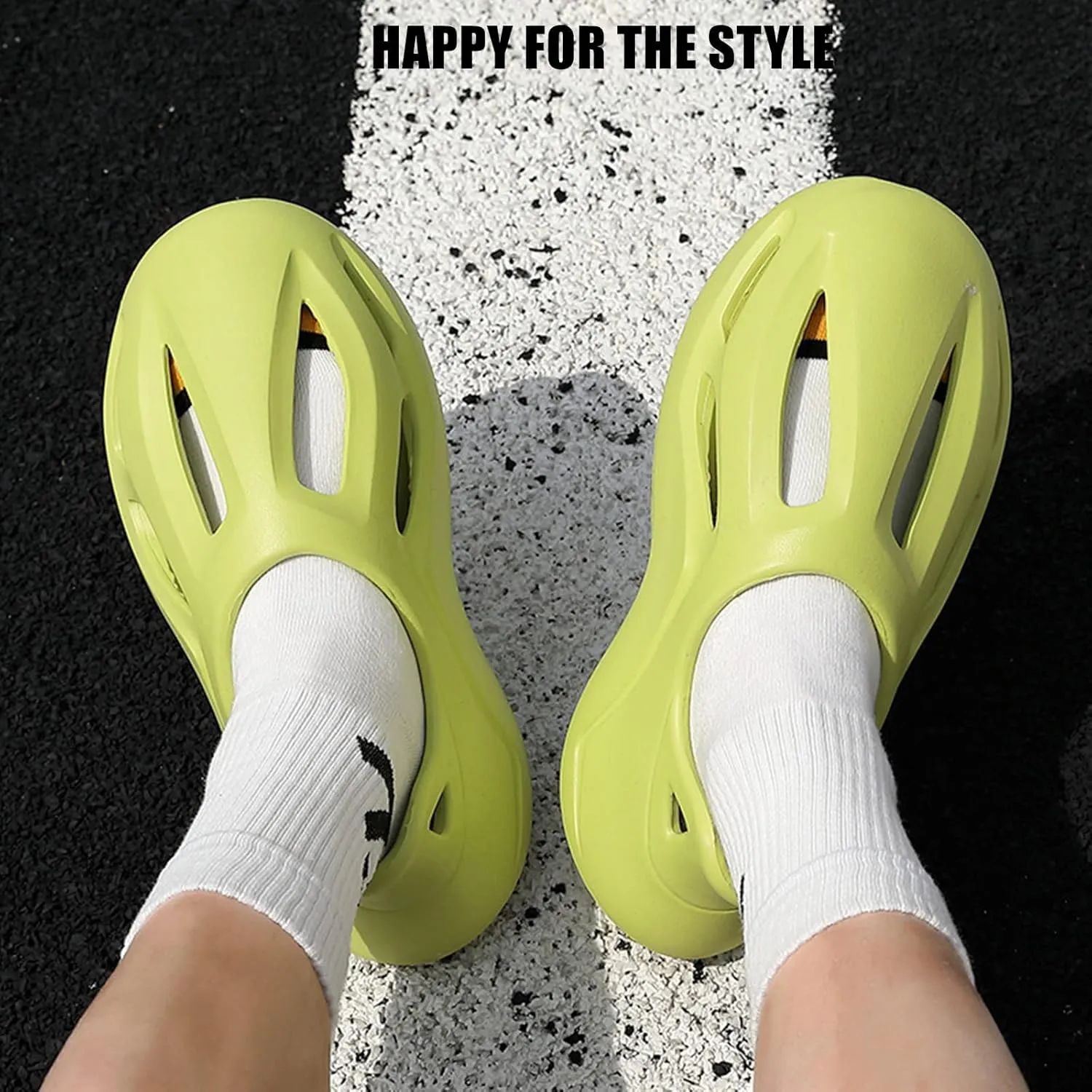 LOSD Foam Runner Shoes, Cloud Slides, Non-Slip Quick-Drying Breathable Super Soft Shoes
