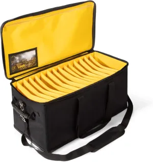 Loudmouth Large Cable File Bag | Music Cord Organizer Case for Musician and DJ | Professional Durable Gig Bag for Sound Lighting Camera Gear Equipment and Accessories