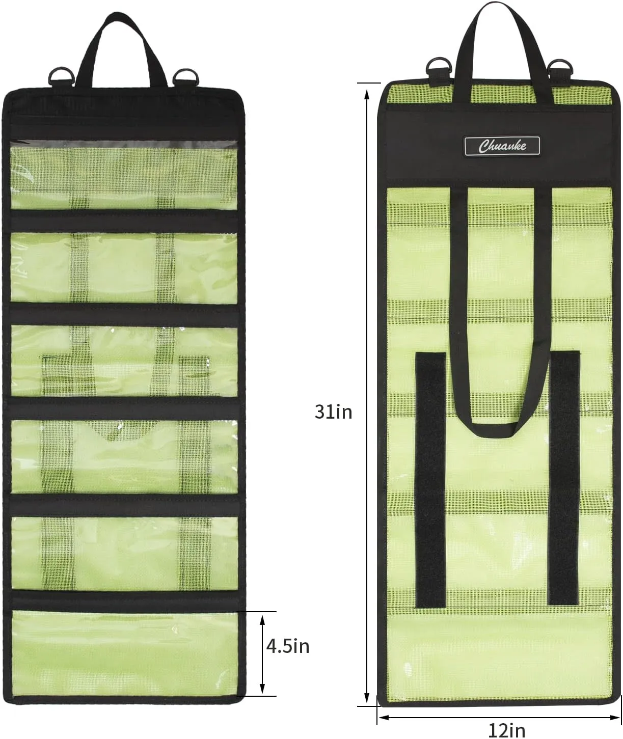 Lure Bag 6 Pocket PVC Protective Cover Durable Fishing Bag Trolling Lure Tackle Box