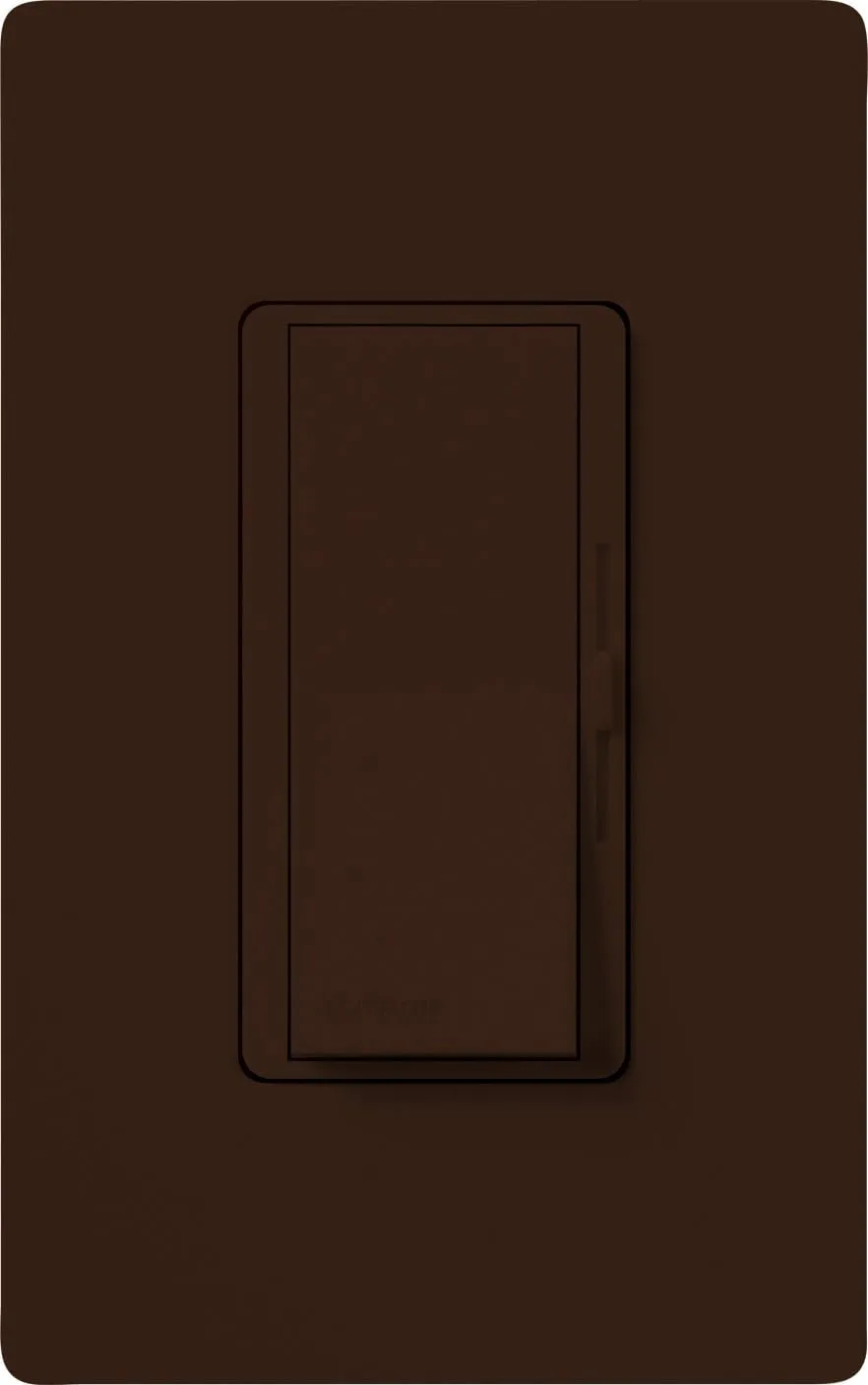 Lutron Diva Dimmer Switch for Incandescent Bulbs, 1000-Watt/Single-Pole Preset, DV-10P-BR, Brown