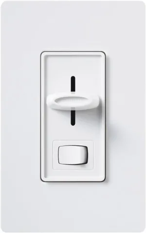 Lutron Skylark Preset Dimmer, 1000-Watt Incandescent, Single-Pole/3 Way, S-103P-WH, White