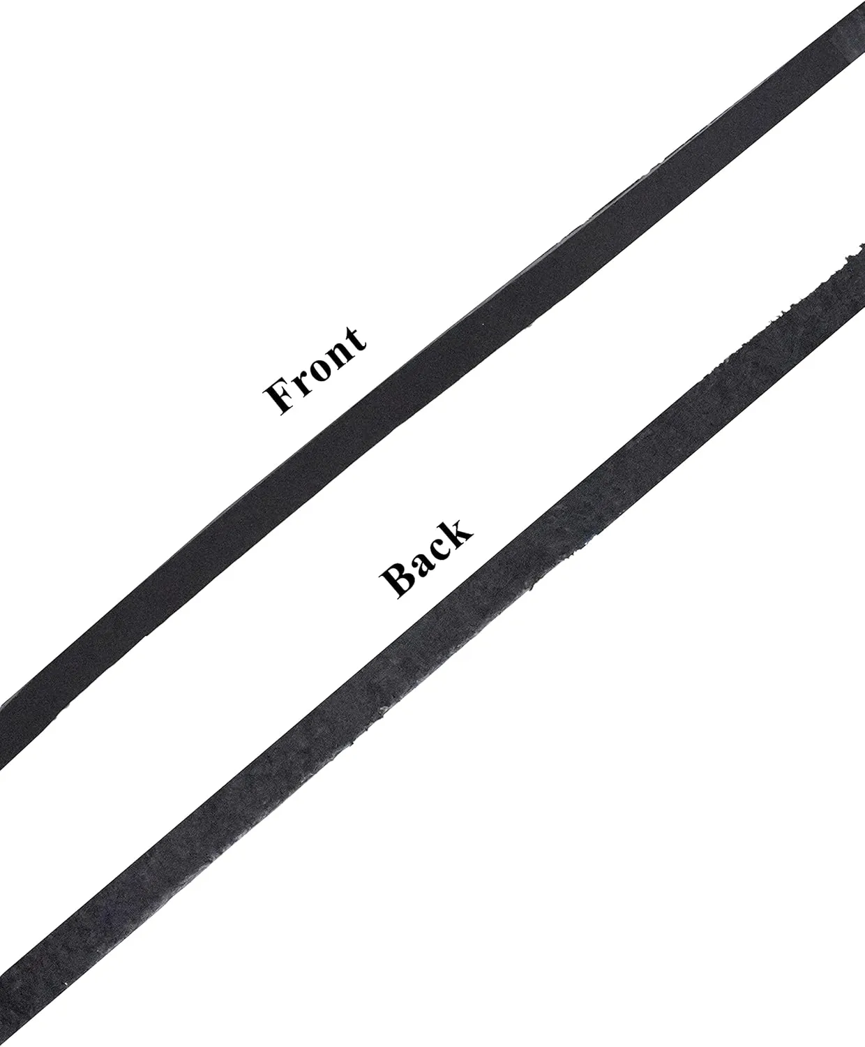 Mandala Crafts Black Leather Cord for Jewelry Making - 5.5 Yds 5mm Leather Strips for Crafts Braiding - Flat Genuine Leather Cord String Straps for Leather Boot Laces