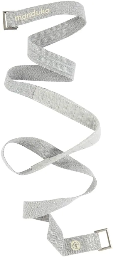 Manduka Yoga Commuter Mat Carrier - Eco-Friendly Cotton, Easy to Carry, Hands-Free, For All Mat Sizes, 68" x 1.5"