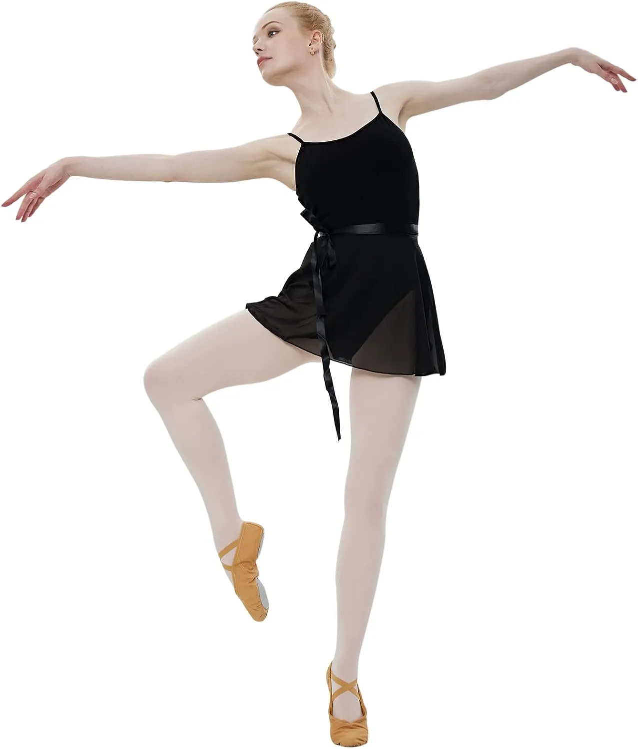 MANZI Dance Tights for Women Solid Color Ballet Tights Comfortable Convertible Opaque Tights Pack of 3
