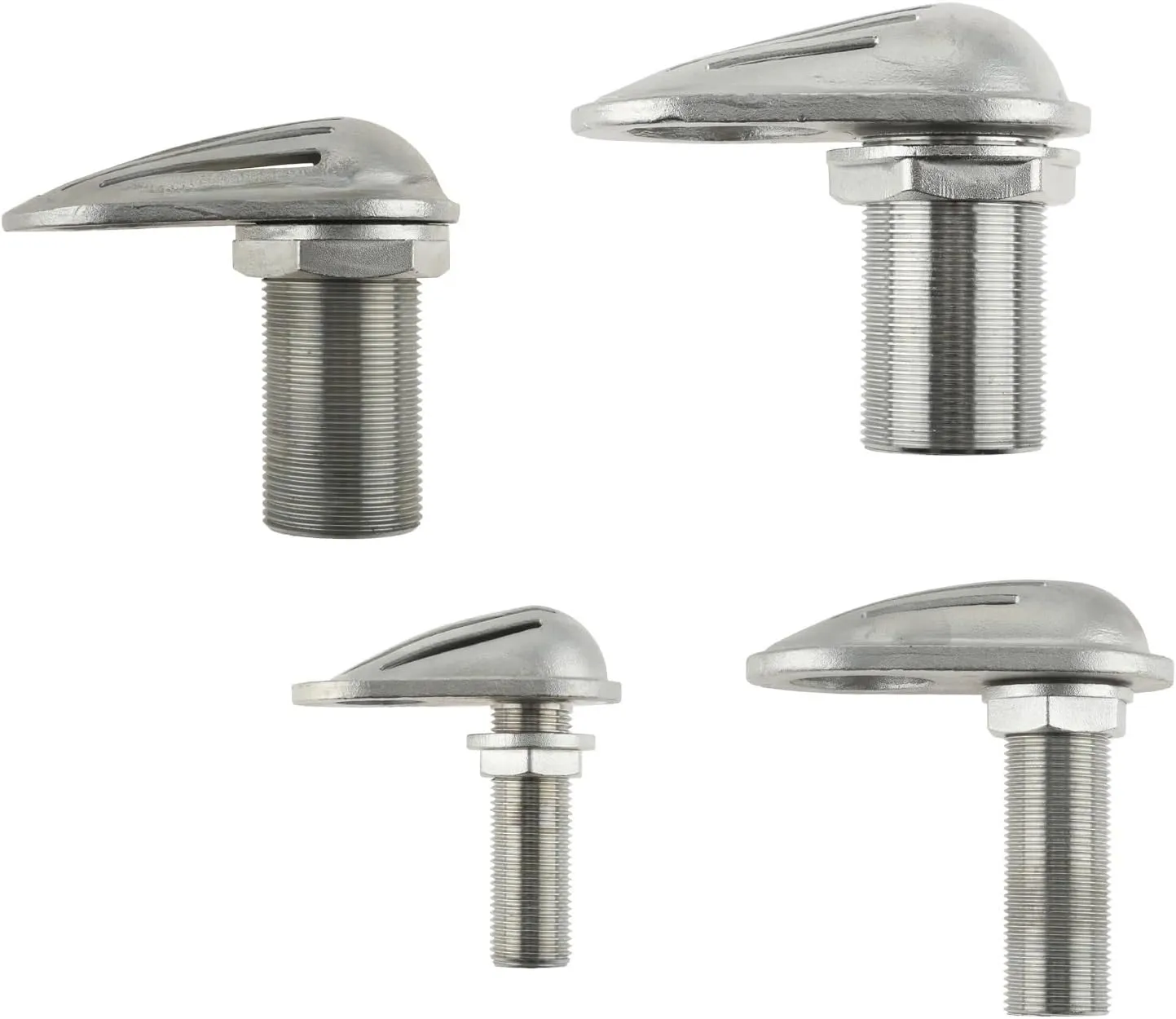 Marine 316 Stainless Steel Boats Intake Strainer Water Outlet Pipe Thru-Hull Pump Hose Inlet 1/2 3/4 1 1-1/4 1-1/2" Filter Scoop
