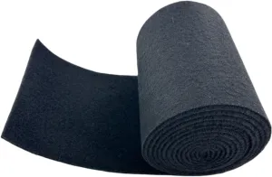 Marine Grade Boat Trailer Bunk Carpet (9" x13'Black) Outdoor Polyester Marine Bunk Padding for Boats Trailers or Jet Ski Ramps