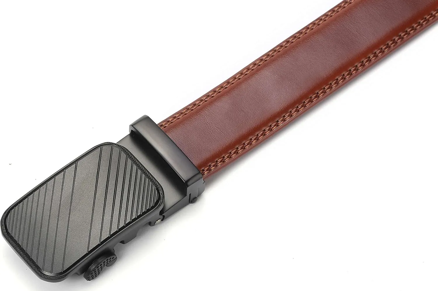 Marino Men’s Genuine Leather Ratchet Dress Belt With Automatic Buckle, Enclosed in an Elegant Gift Box