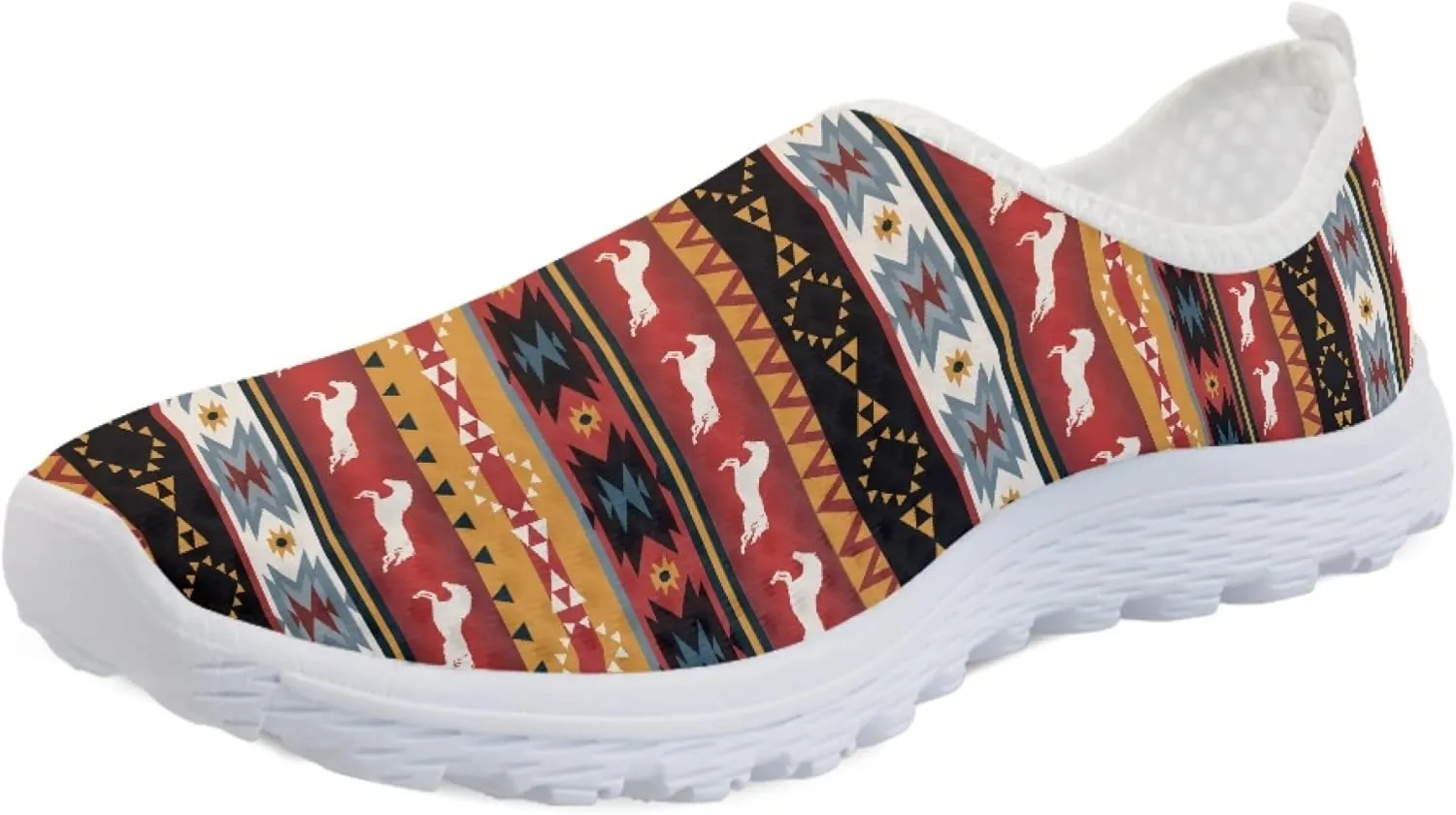 MARSVOVO Slip On Sneakers for Women Fashion Casual Comfortable Lightweight Breathable Mesh Walking Shoes